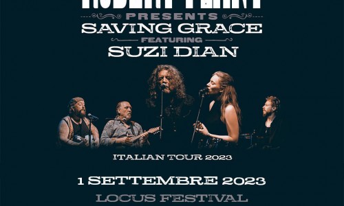 Al Locus Festival il 1° settembre a Bari Robert Plant chiude l'edizione 2023, live con il suo progetto musicale Saving Grace.